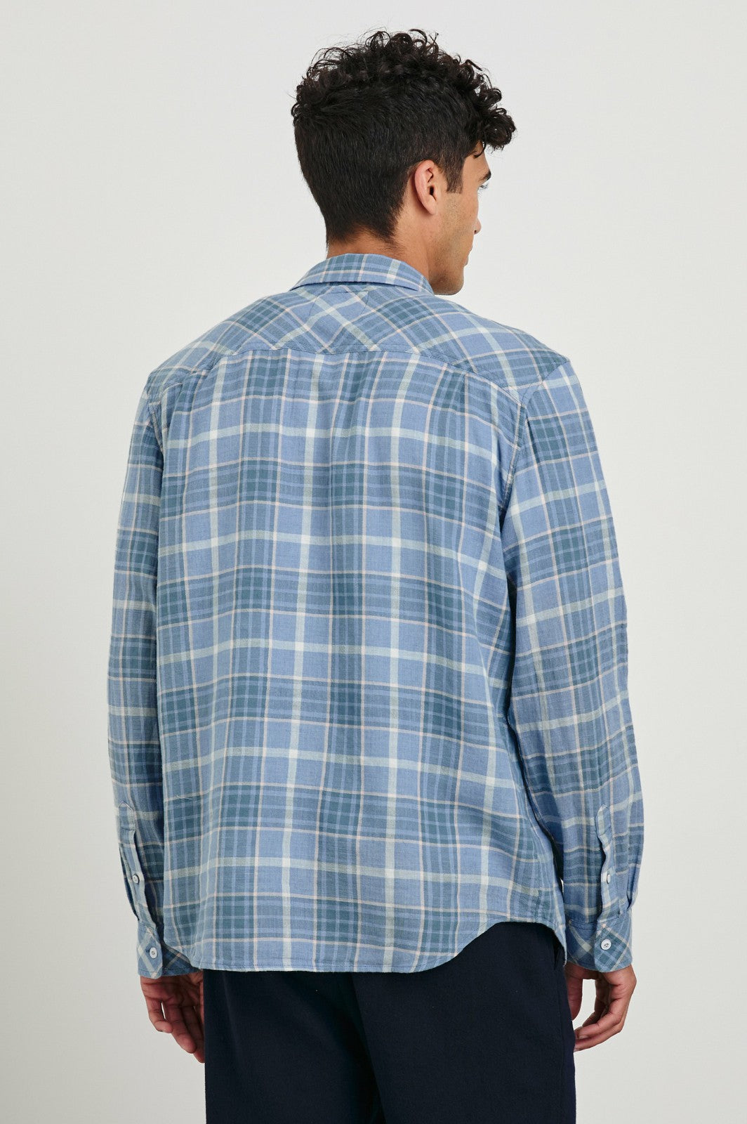WYATT SHIRT - BLUE EBI MELANGE| Rails sale