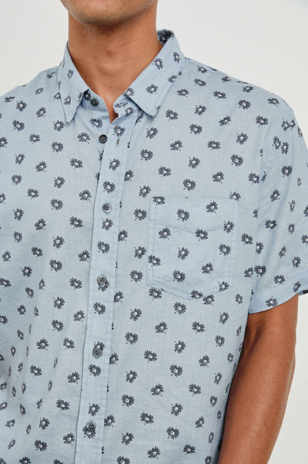 CARSON SHIRT - DAISY TOSS CELESTIAL| Rails outlet