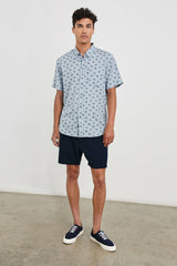 CARSON SHIRT - DAISY TOSS CELESTIAL| Rails outlet