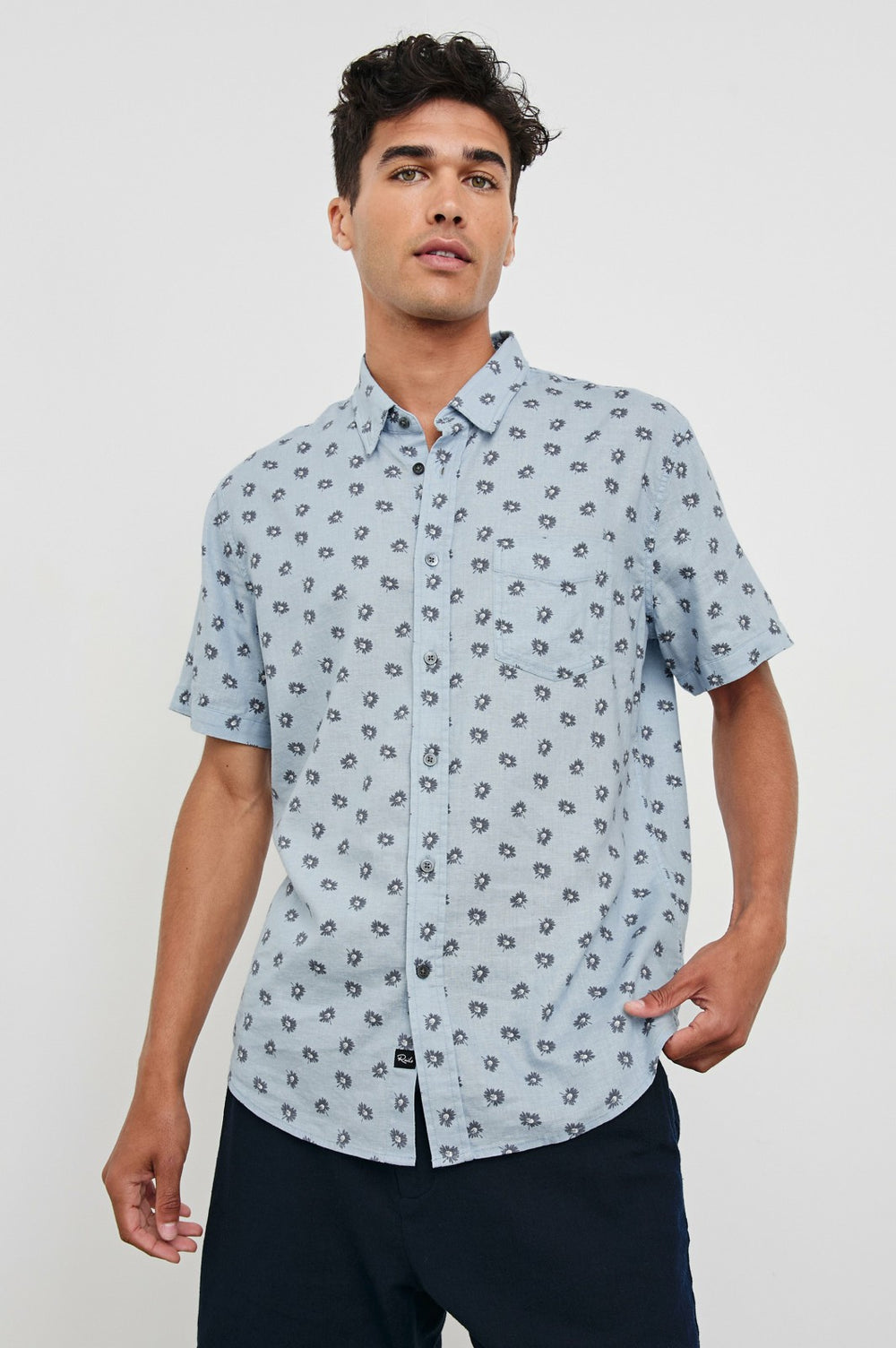 CARSON SHIRT - DAISY TOSS CELESTIAL| Rails outlet
