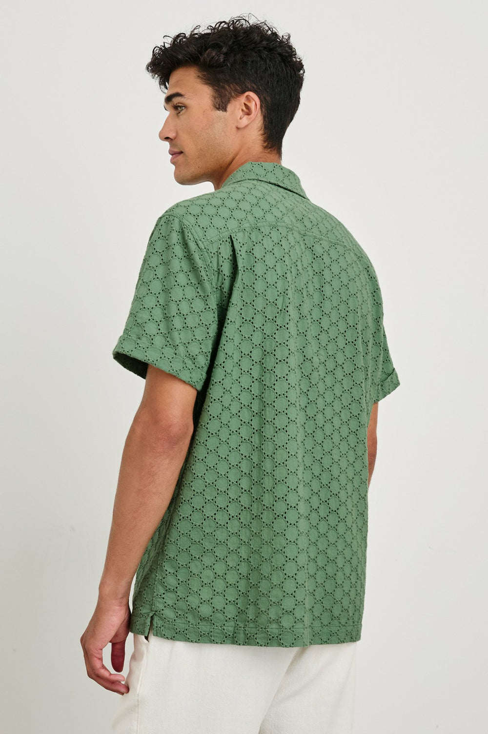 TYLER SHIRT - GREEN DOTS| Rails on sale