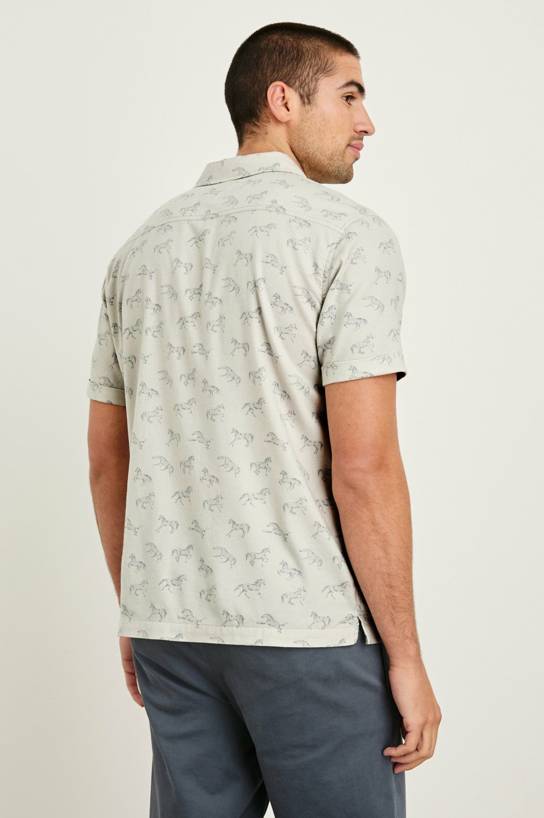 MORENO SHIRT - STALLION PARCHMENT INDIGO| Rails online