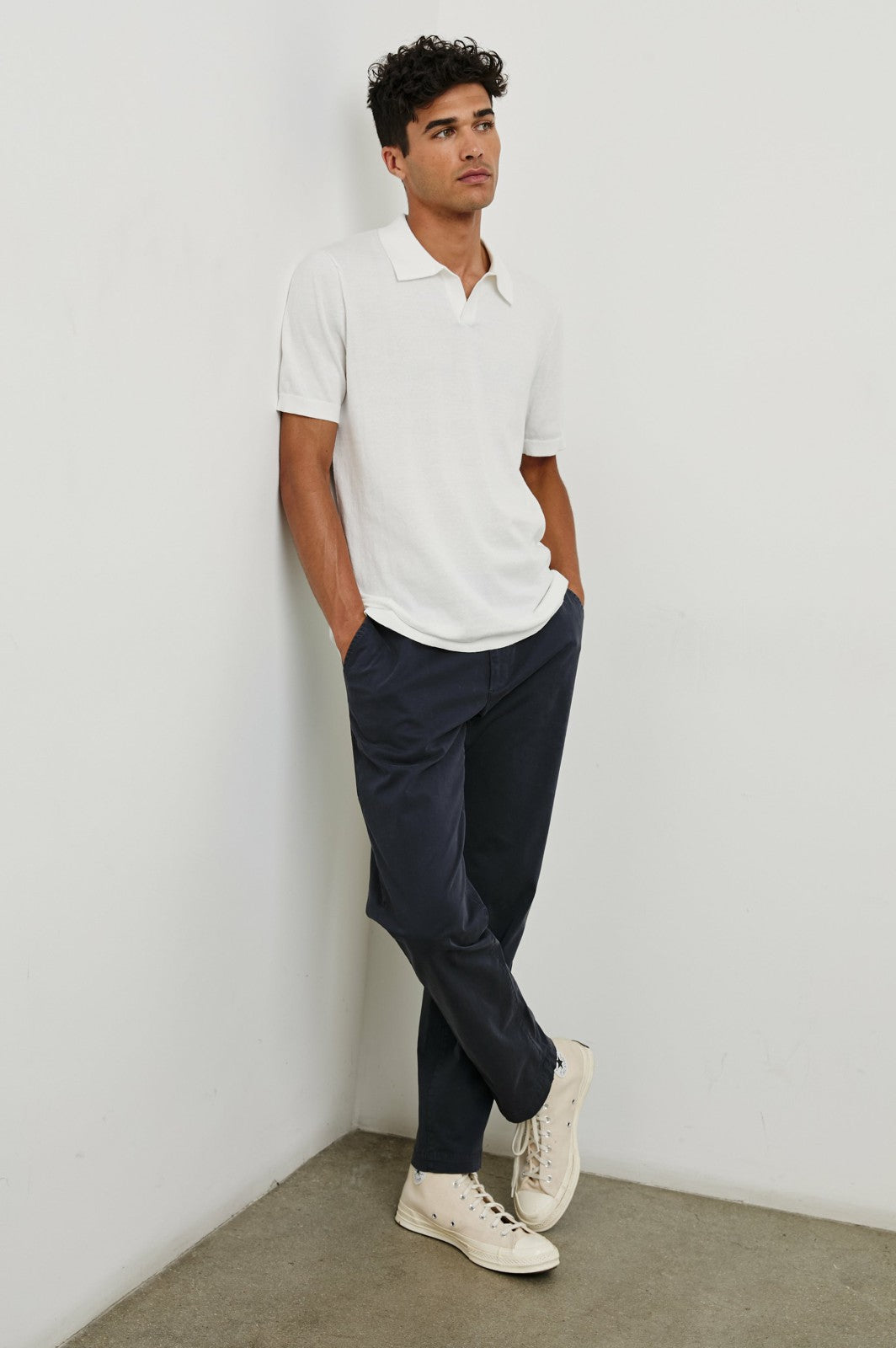 HAYDEN POLO SHIRT - WHITE| Rails online