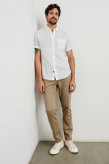 FAIRFAX RELAXED FIT SHIRT - WHITE| Rails sale