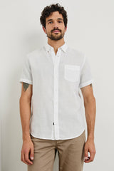 FAIRFAX RELAXED FIT SHIRT - WHITE| Rails sale