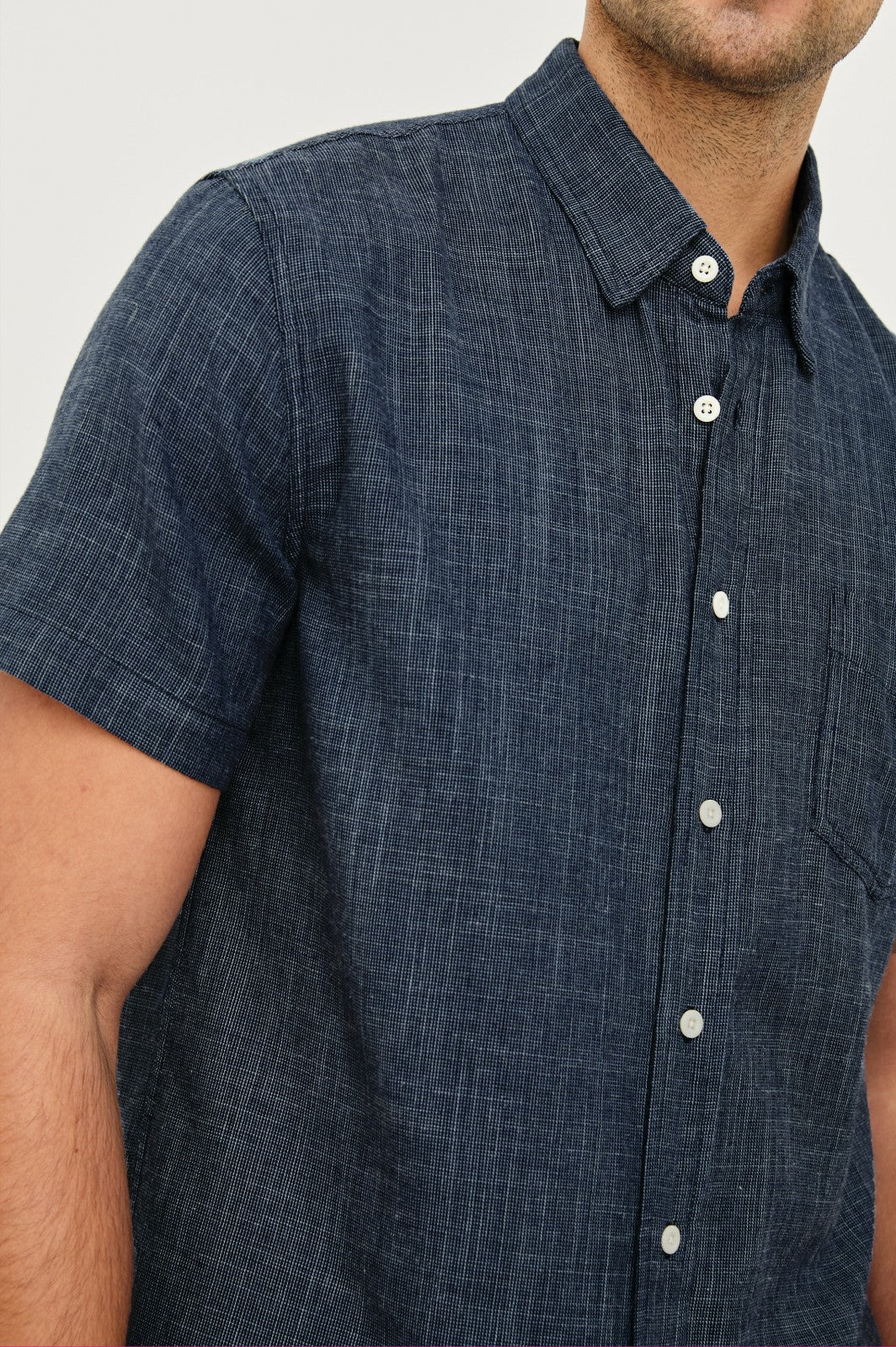 FAIRFAX RELAXED FIT SHIRT - NAVY ETCH| Rails sale