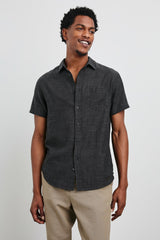 FAIRFAX SHIRT - BLACK CHAMBRAY| Rails on sale