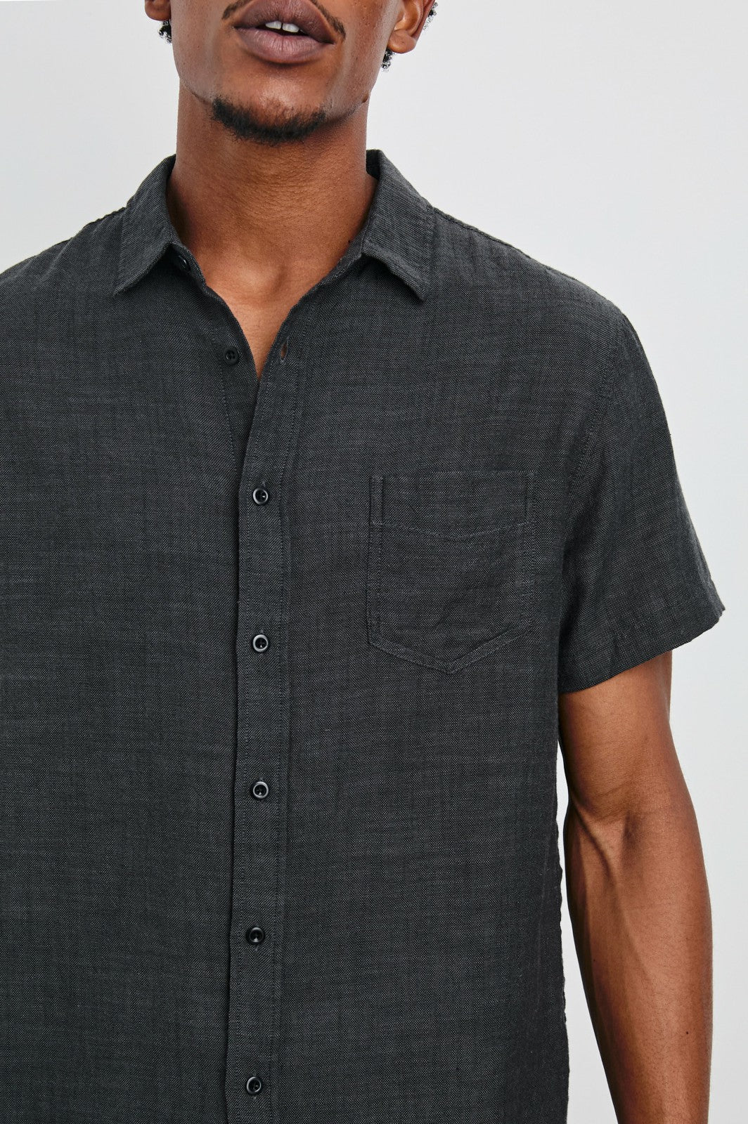 FAIRFAX SHIRT - BLACK CHAMBRAY| Rails on sale