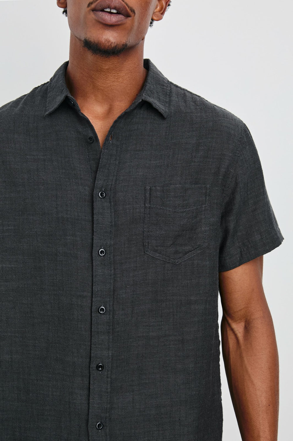 FAIRFAX SHIRT - BLACK CHAMBRAY| Rails on sale