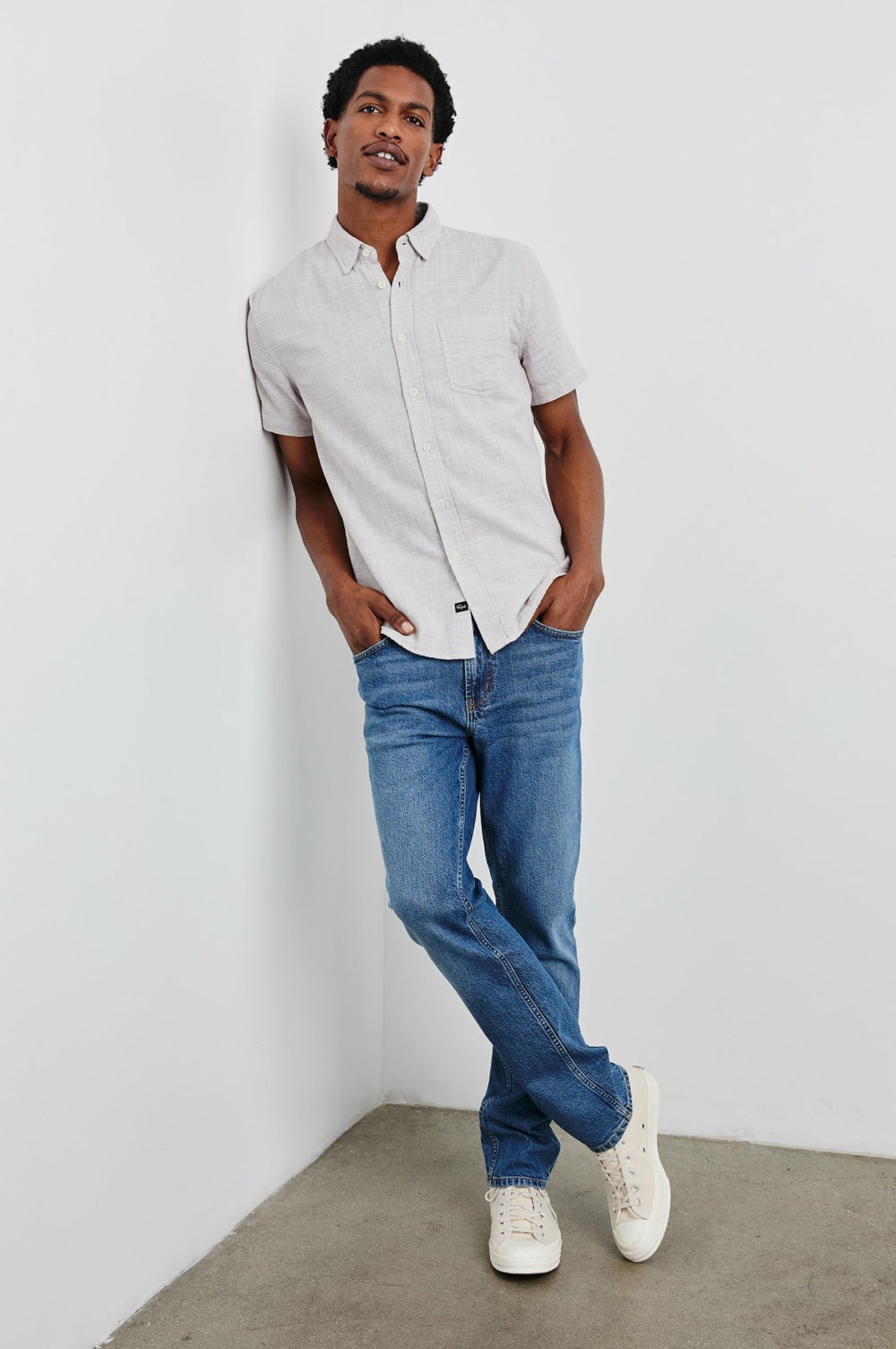 FAIRFAX SHIRT - TAHINI ETCH| Rails discount