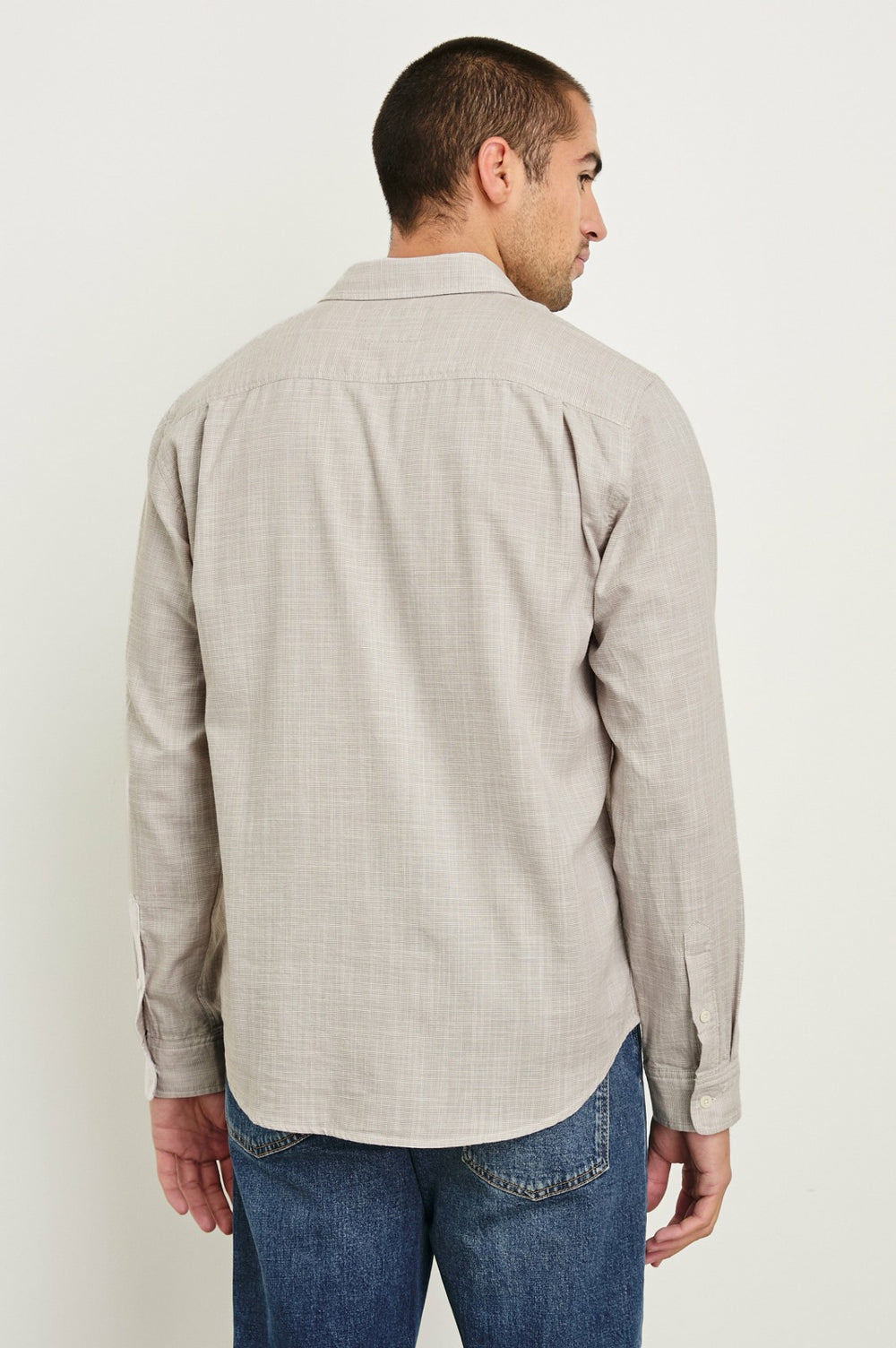 WYATT SHIRT - TAHINI ETCH| Rails outlet