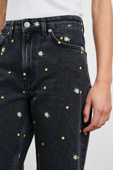 GETTY CROP WIDE LEG - ASH BLACK FLORAL| Rails for sale