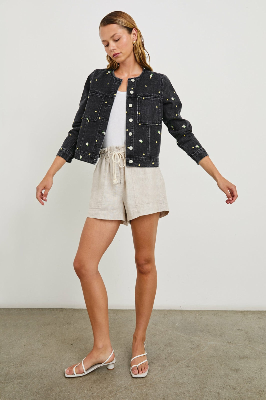 LIDO JACKET - ASH BLACK FLORAL| Rails online
