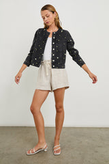 LIDO JACKET - ASH BLACK FLORAL| Rails online