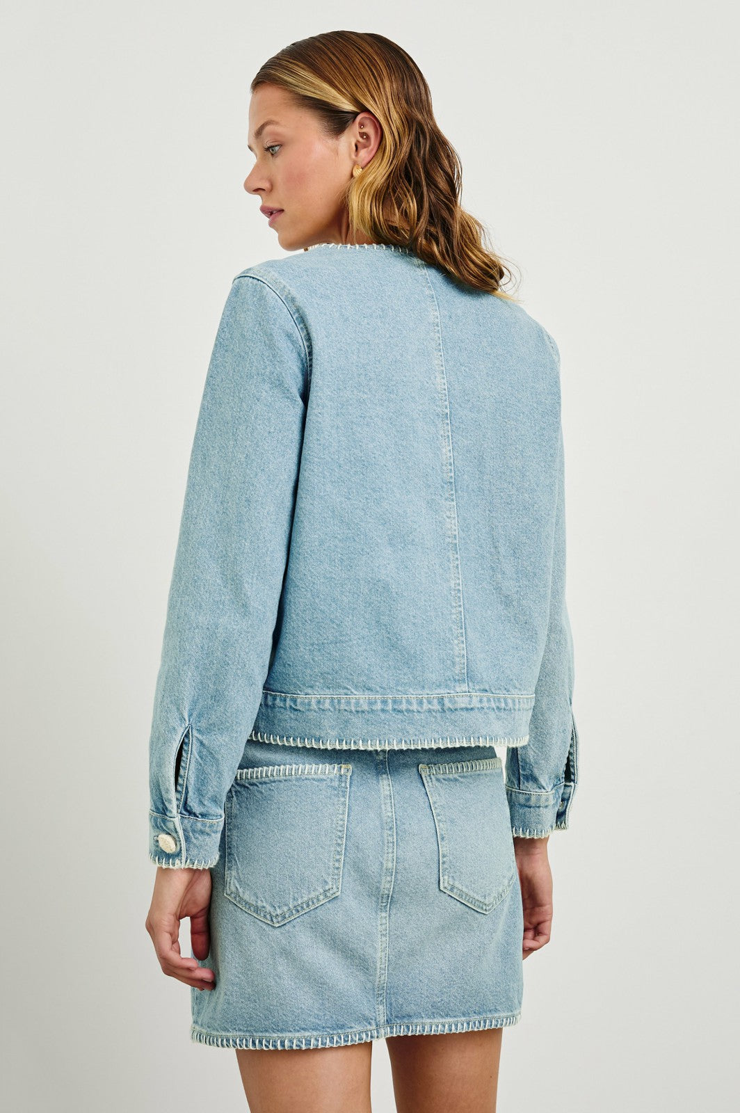 LIDO JACKET - HARBOR BLANKET STITCH| Rails online