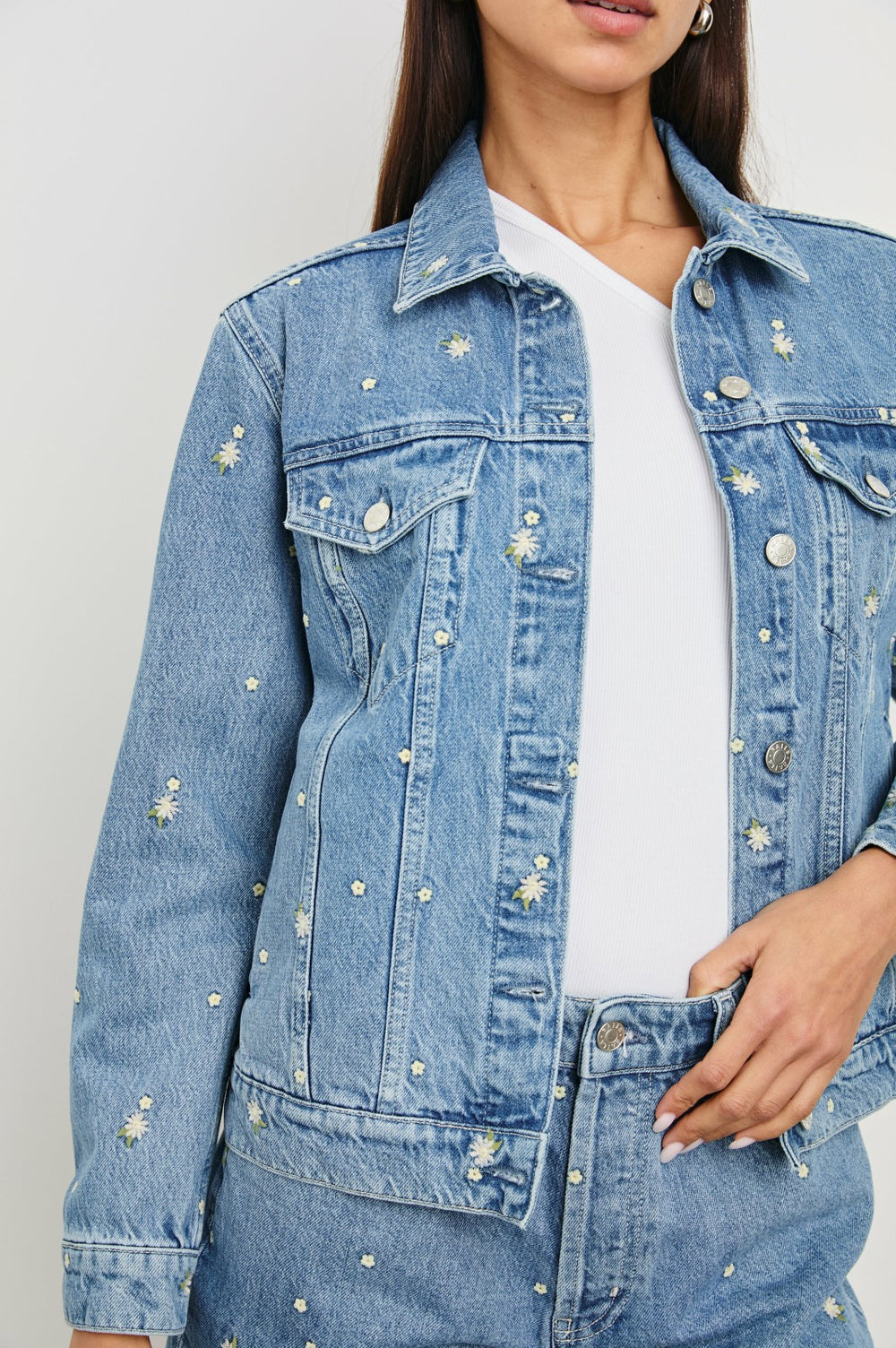 MULHOLLAND JACKET - INDIGO FLORAL| Rails outlet