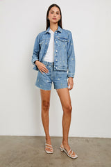 MULHOLLAND JACKET - INDIGO FLORAL| Rails outlet
