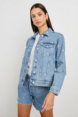 MULHOLLAND JACKET - INDIGO FLORAL| Rails outlet