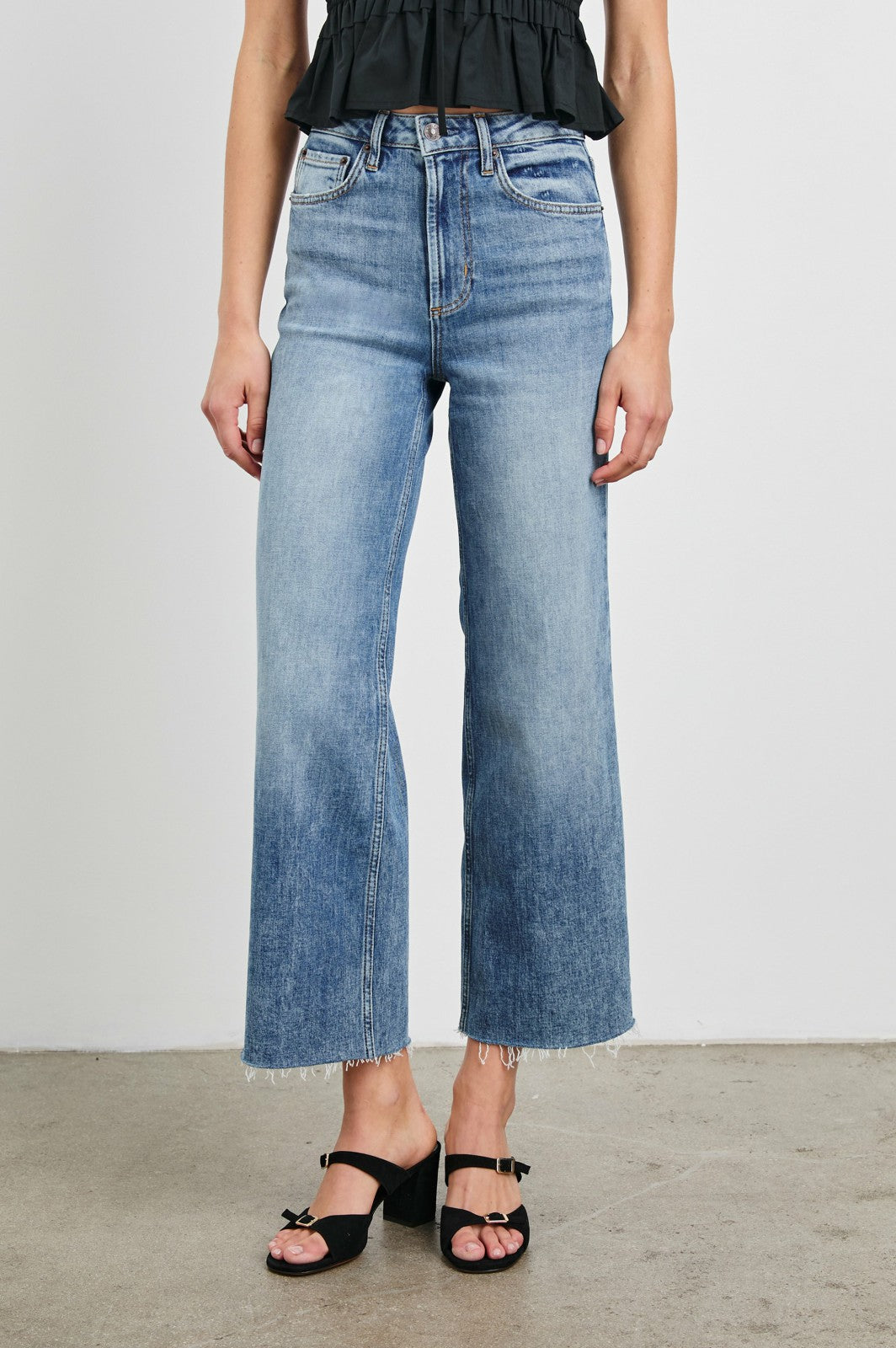 GETTY CROP WIDE LEG - TRADEWIND| Rails online