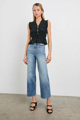 GETTY CROP WIDE LEG - TRADEWIND| Rails online
