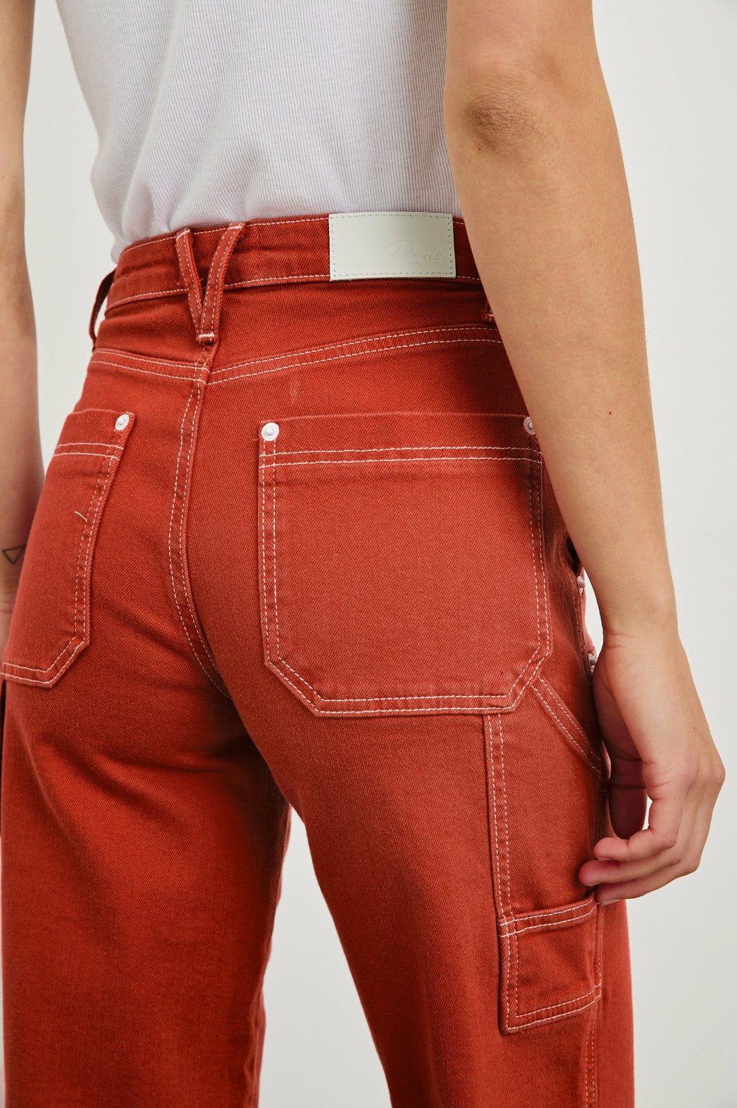 SILVERADO CARPENTER CROP - TERRACOTTA| Rails discount