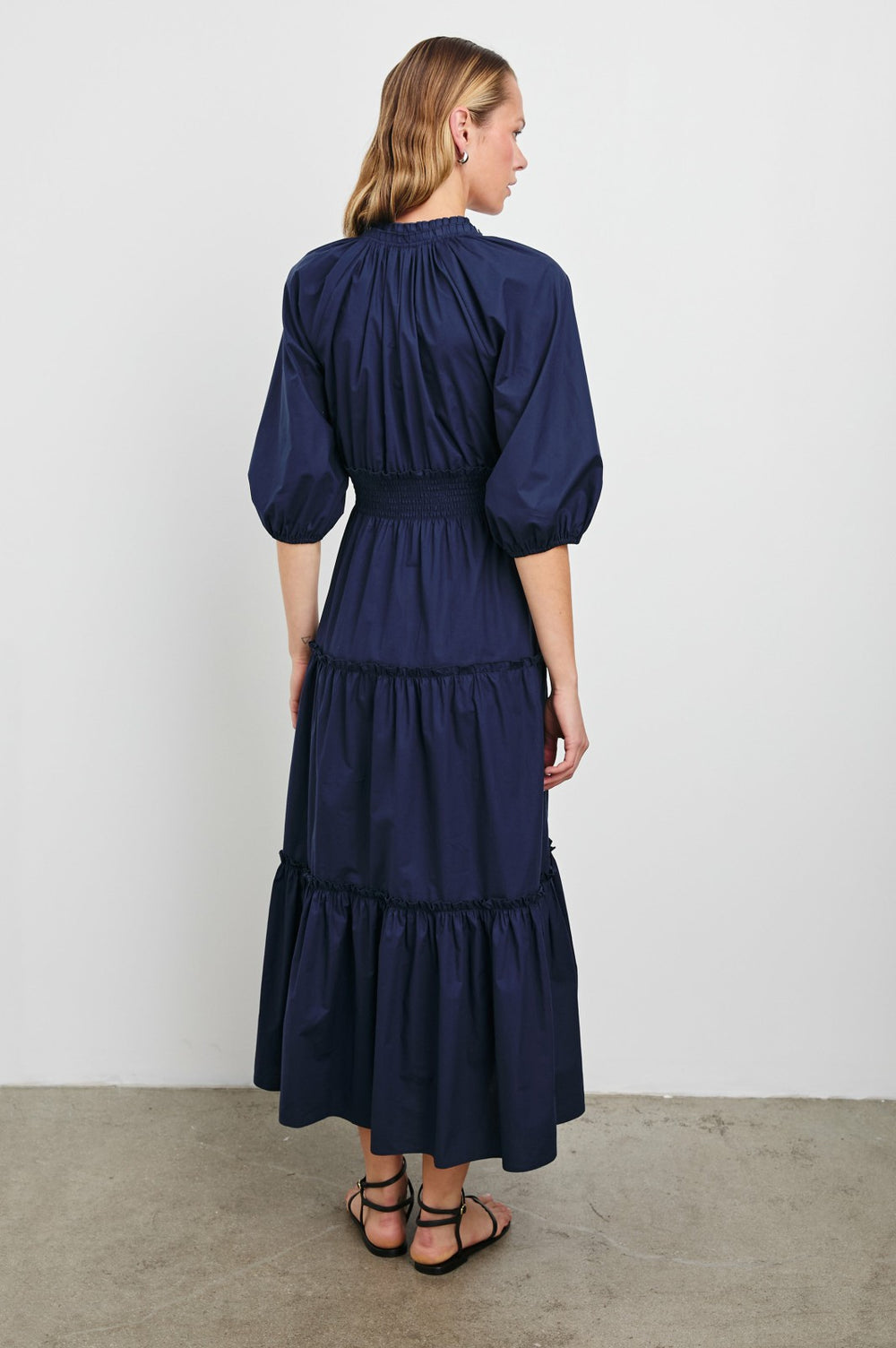 CATERINE DRESS - NAVY| Rails US