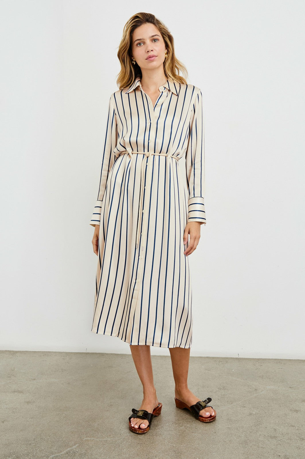 ANINA DRESS - CERAMIC NAVY STRIPE| Rails online