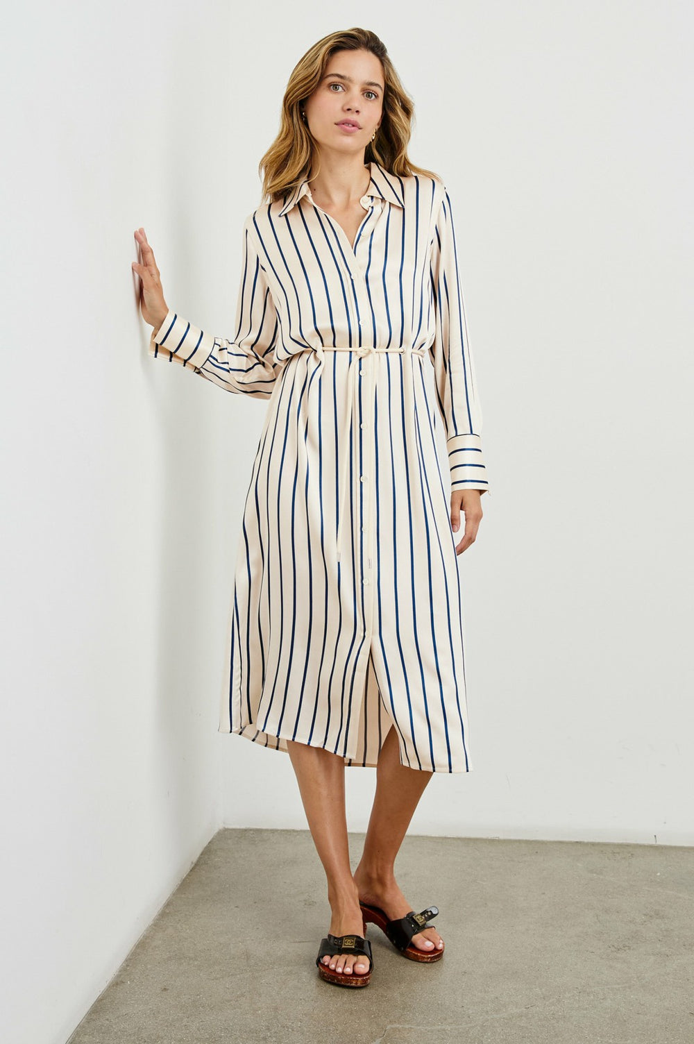 ANINA DRESS - CERAMIC NAVY STRIPE| Rails online