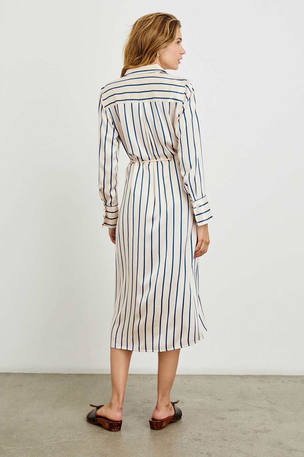 ANINA DRESS - CERAMIC NAVY STRIPE| Rails online
