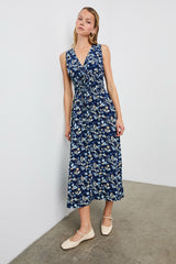LILITH DRESS - NAVY FLORA| Rails on sale