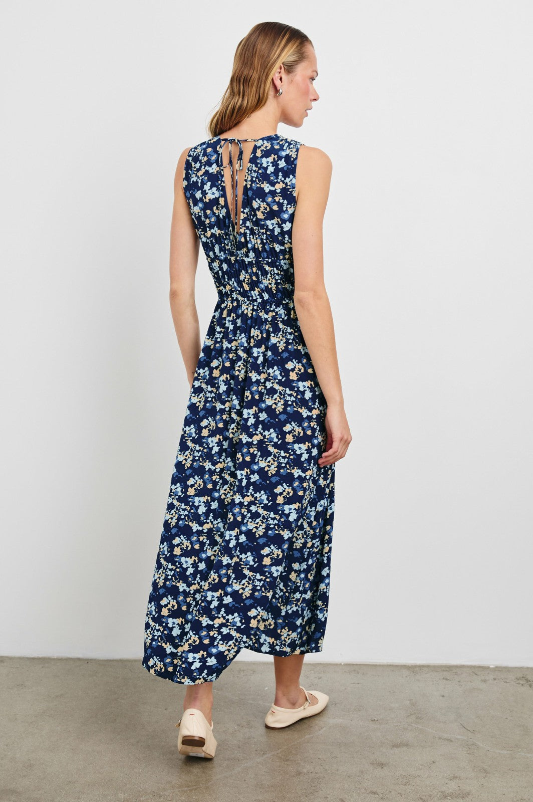 LILITH DRESS - NAVY FLORA| Rails on sale