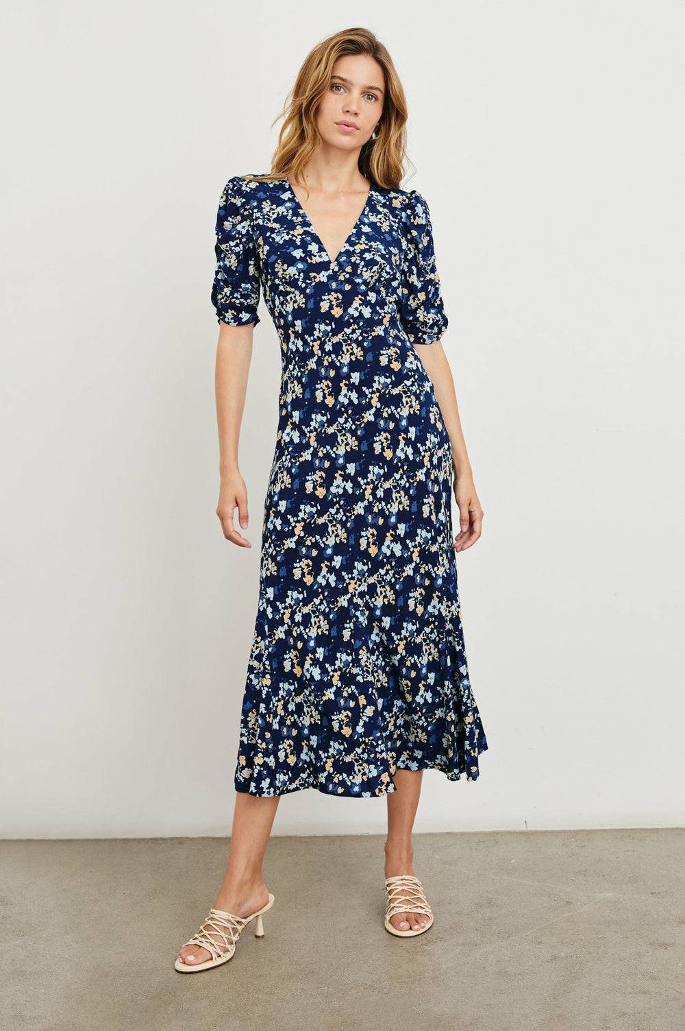 ZARIAH DRESS - NAVY FLORA| Rails discount