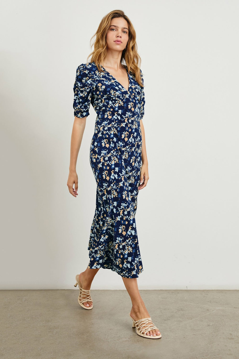 ZARIAH DRESS - NAVY FLORA| Rails discount