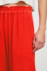 LEON CROP PANT - CHERRY| Rails online