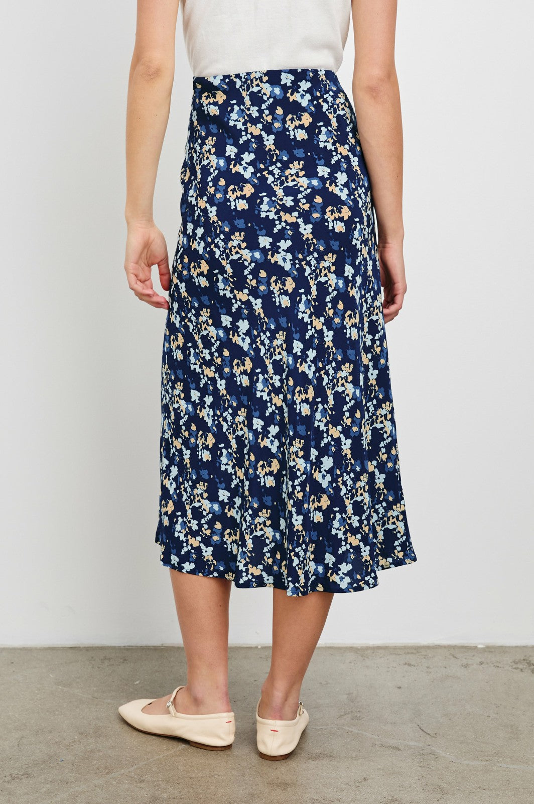 ROSETTA SKIRT - NAVY FLORA| Rails US