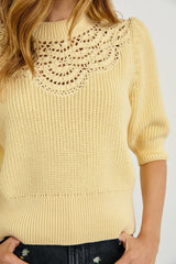 STEPH TOP - MERINGUE| Rails on sale