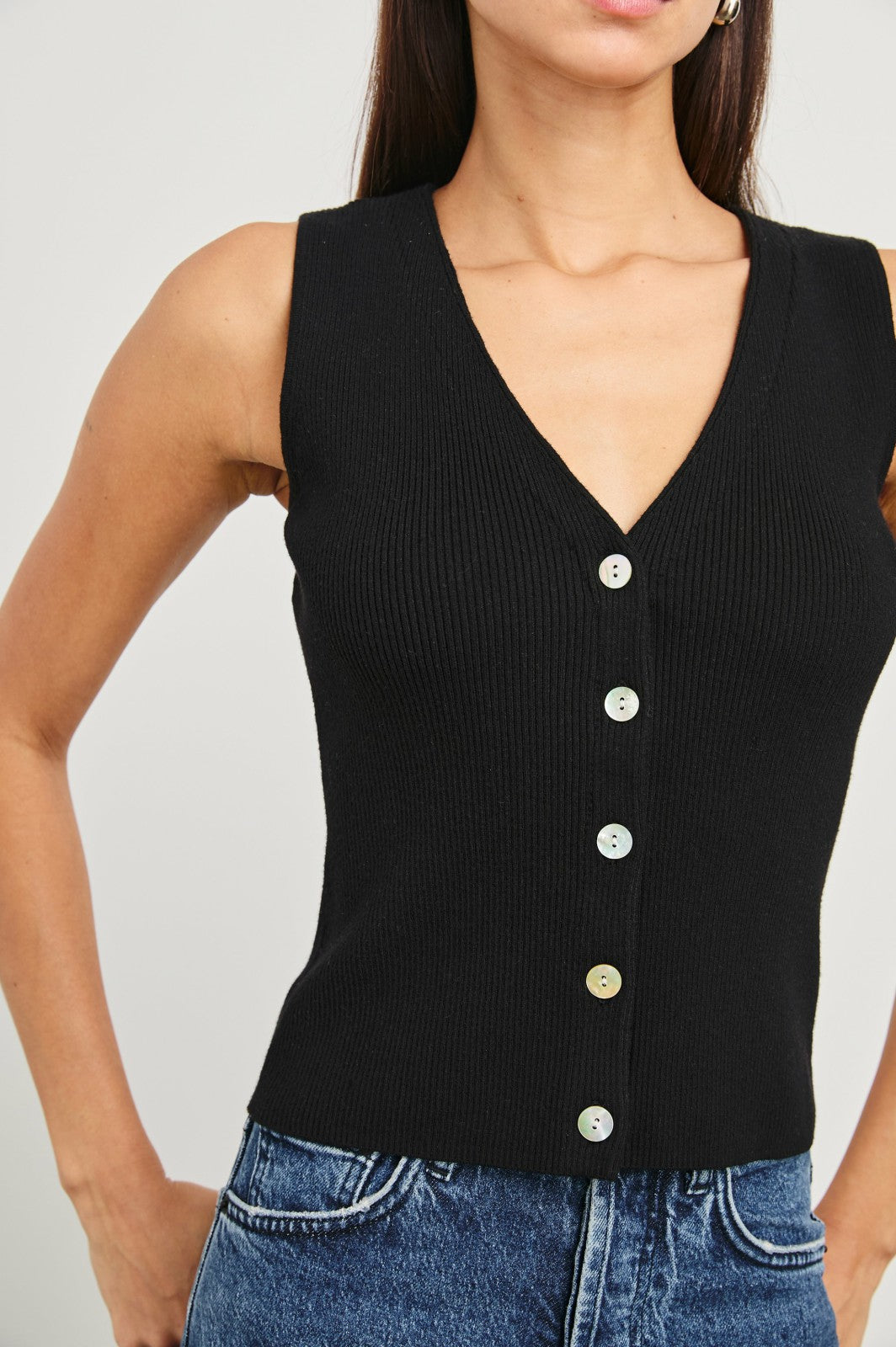 ROSA VEST - BLACK| Rails sale