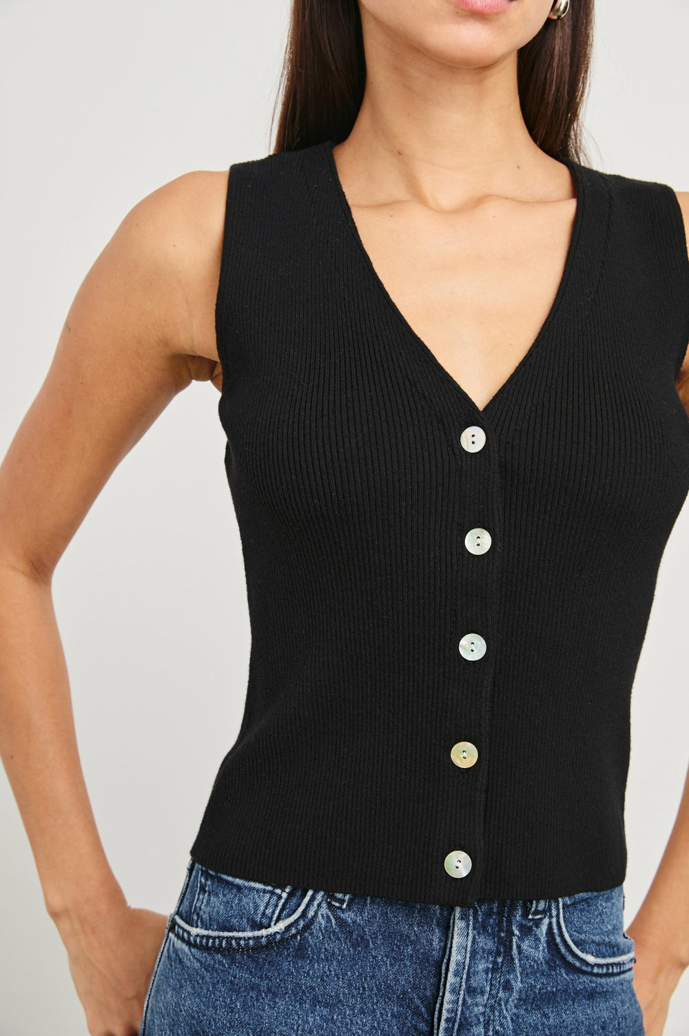 ROSA VEST - BLACK| Rails sale