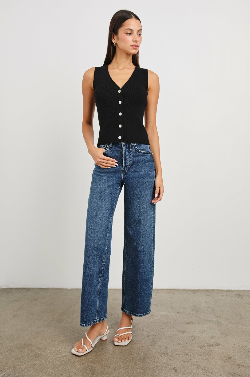 ROSA VEST - BLACK| Rails sale