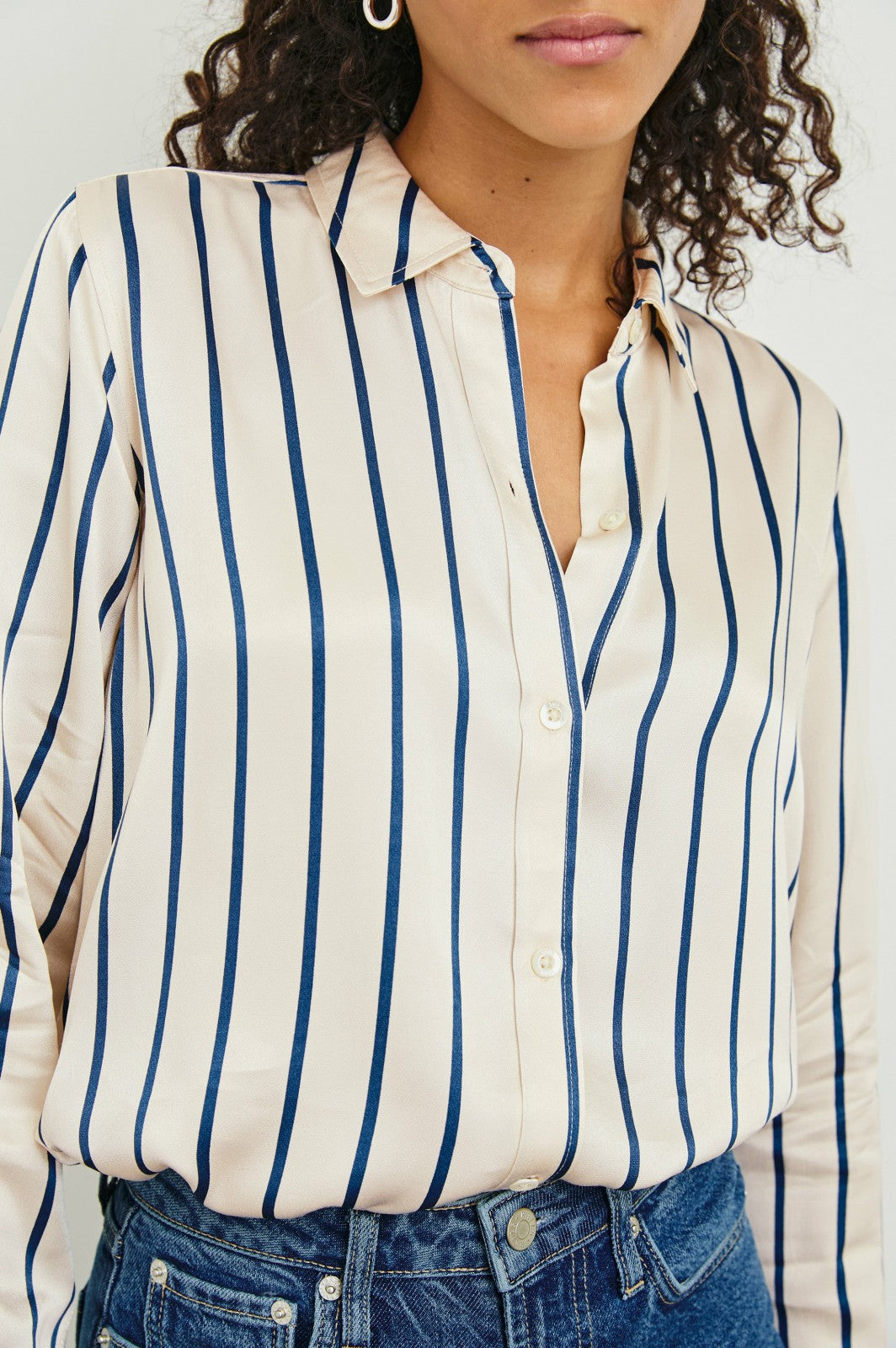 MARIA SHIRT - CERAMIC NAVY STRIPE| Rails for sale