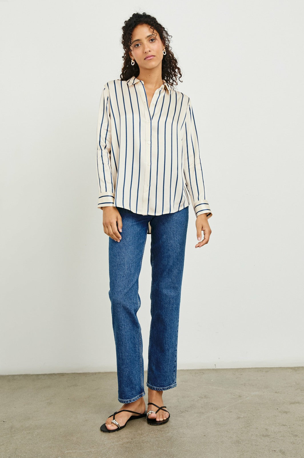 MARIA SHIRT - CERAMIC NAVY STRIPE| Rails for sale