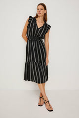 GARDEN DRESS - ASH LENO STRIPE| Rails near me