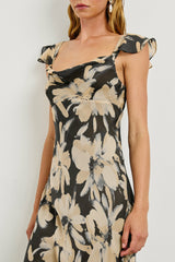 MARIGOLD DRESS - CHARCOAL LILY| Rails outlet