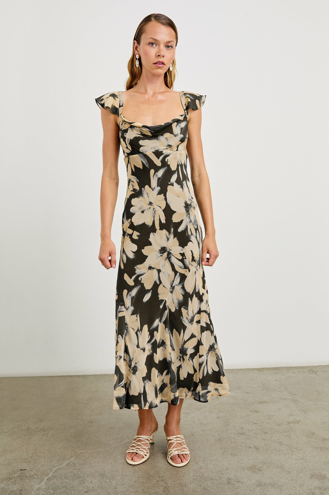 MARIGOLD DRESS - CHARCOAL LILY| Rails outlet
