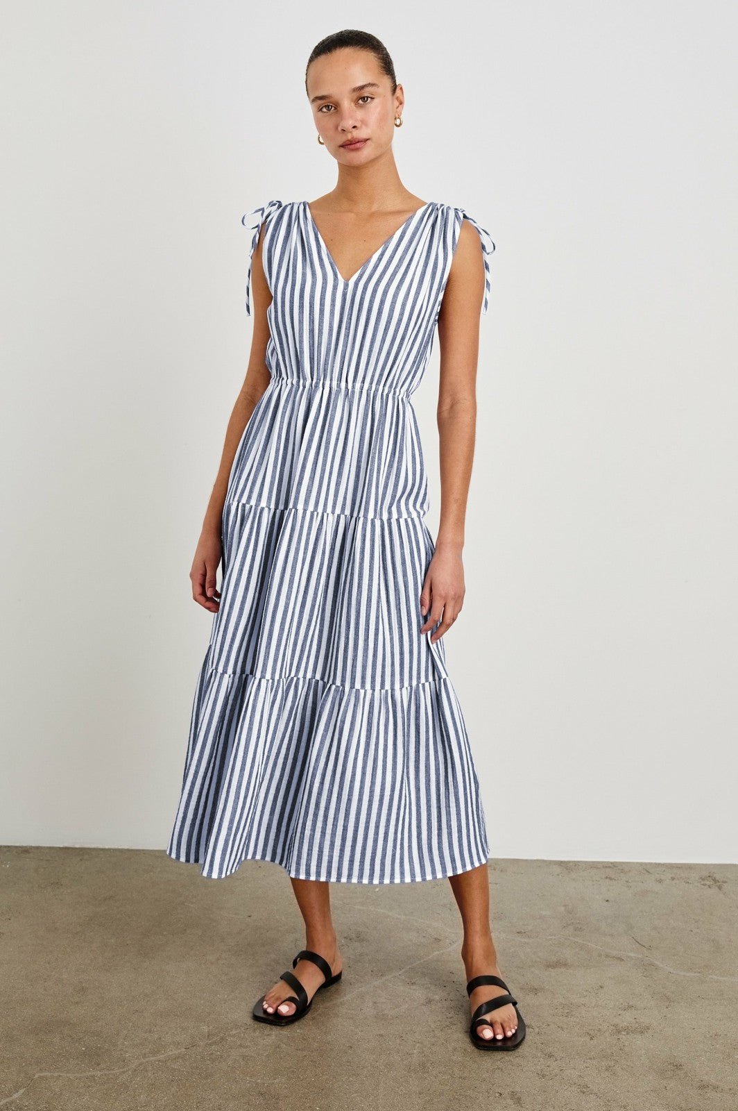SUZETTE DRESS - ADMIRAL STRIPE| Rails discount