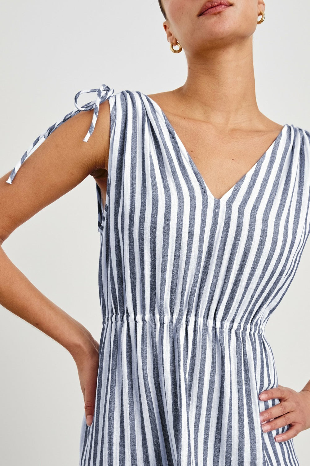 SUZETTE DRESS - ADMIRAL STRIPE| Rails discount