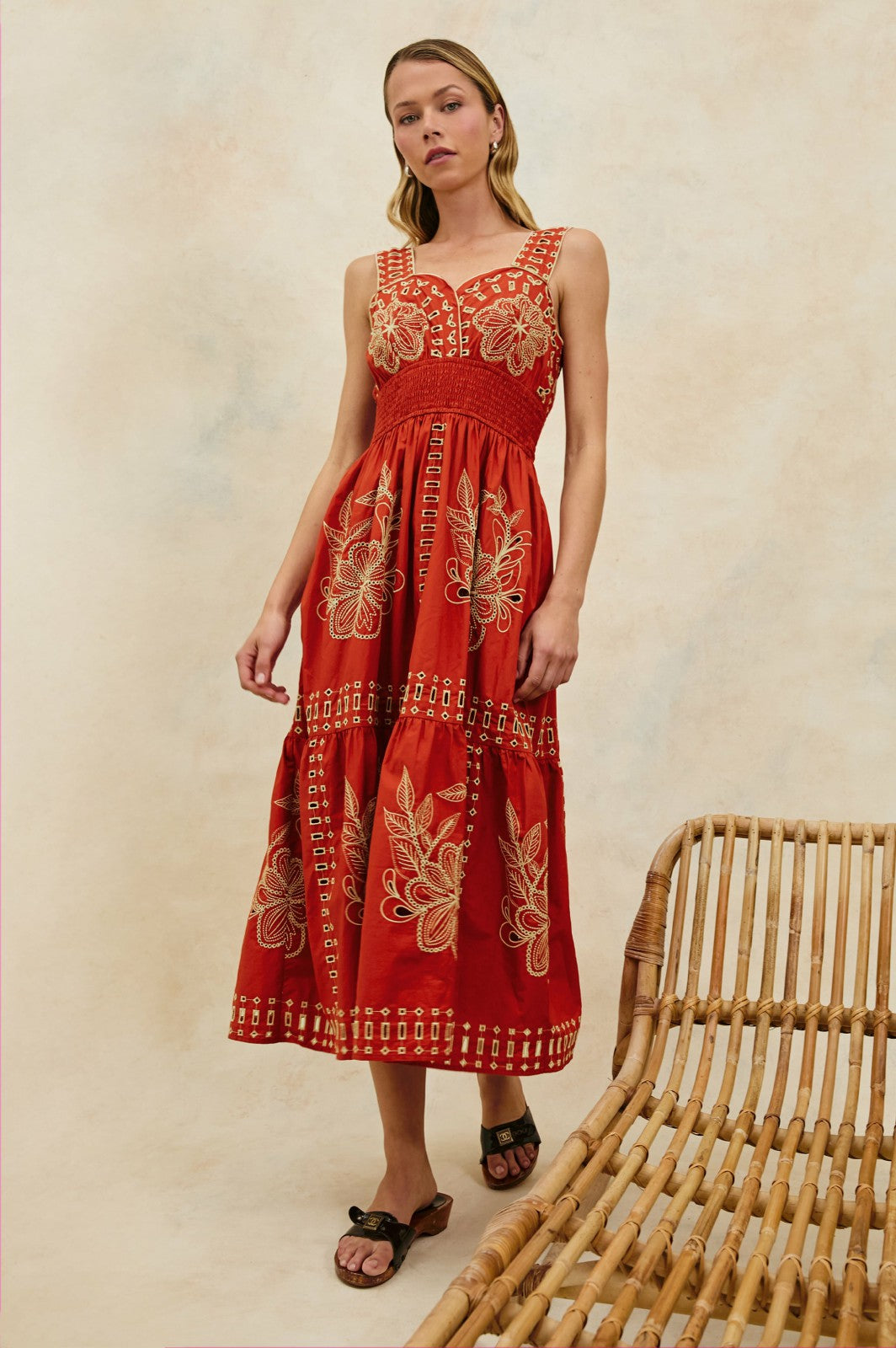 FAWN DRESS - TERRACOTTA| Rails on sale