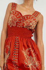 FAWN DRESS - TERRACOTTA| Rails on sale