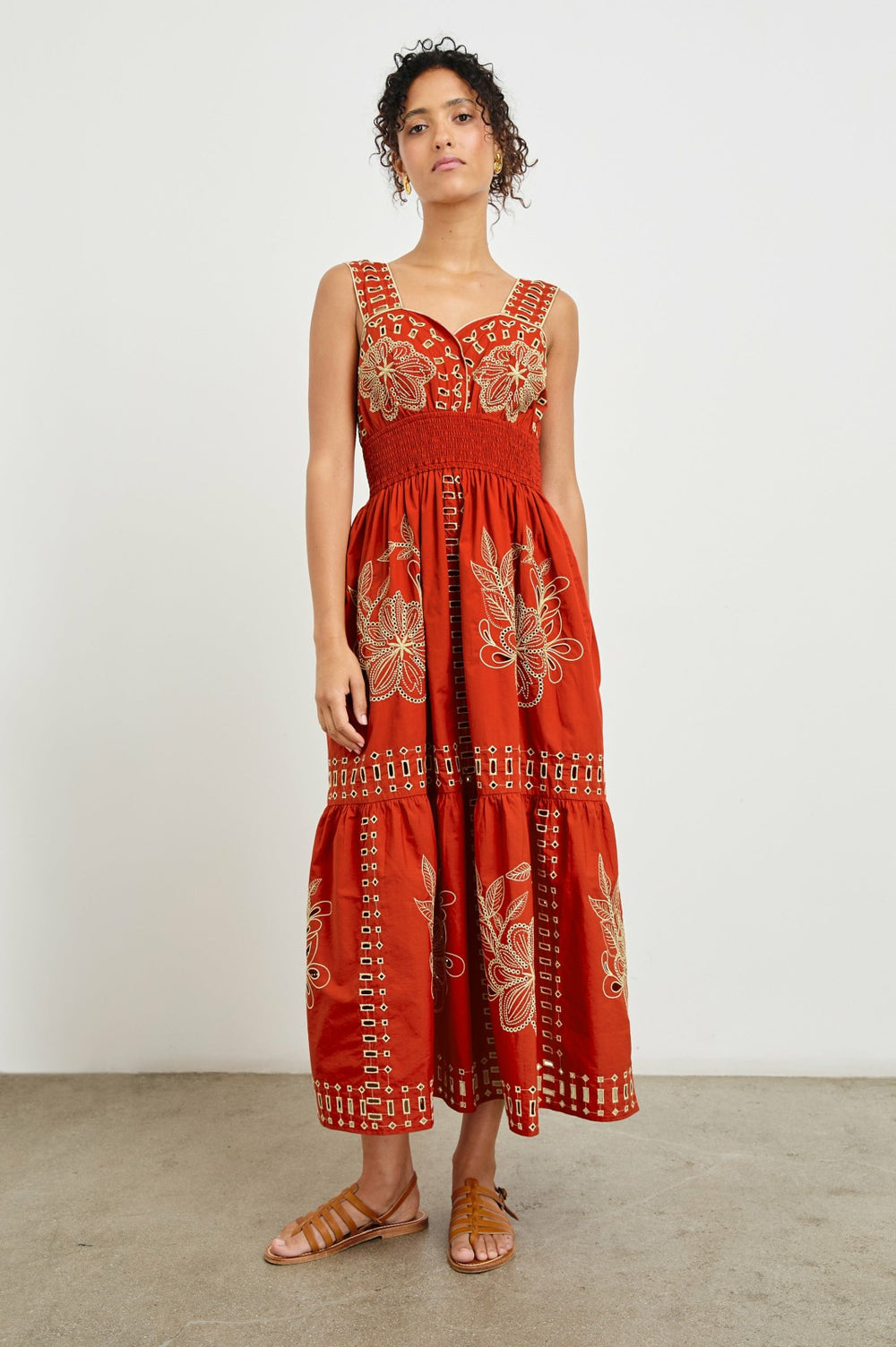 FAWN DRESS - TERRACOTTA| Rails on sale