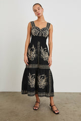 FAWN DRESS - BLACK TAN EMBROIDERY| Rails for sale